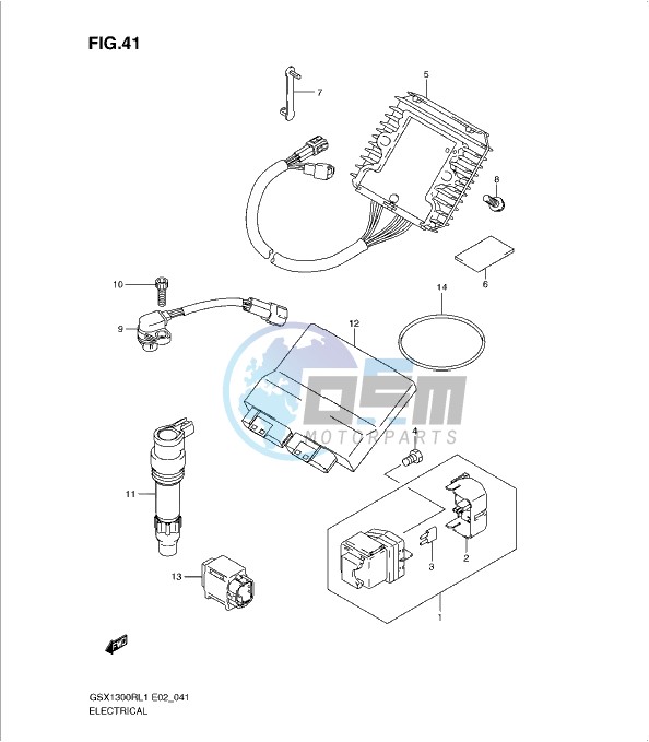 ELECTRICAL (GSX1300RL1 E24)