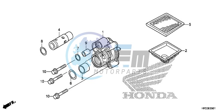 OIL PUMP (TRX420FE1/FM1/FM2/TE1/TM1)