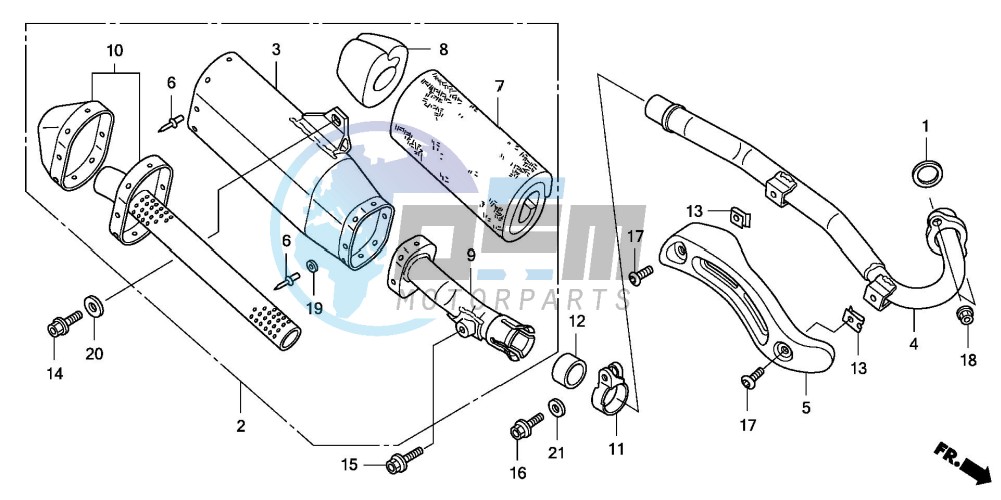 EXHAUST MUFFLER