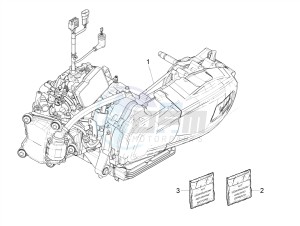 GTS 300 HPE 4T-4V IE ABS E4 (EMEA) drawing Engine, assembly