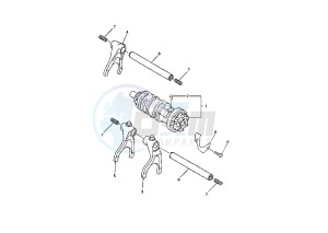 YZF R7 OW02 750 drawing SHIFT CAM-FORK