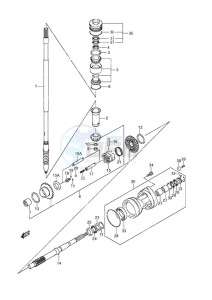 DF 250 drawing Transmission (DF 250S)