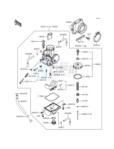 KX 500 E [KX500] (E4-E8) [KX500] drawing CARBURETOR