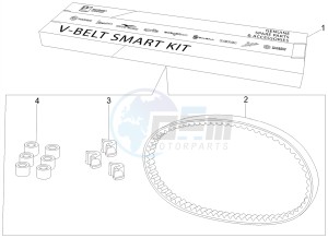 SCARABEO 50 4T 4V (EMEA) drawing Kit trasmissione