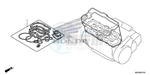 CB1100 UK - (E) drawing GASKET KIT A