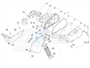 PRIMAVERA 150 4T 3V IGET ABS E4 (EMEA) drawing Air filter