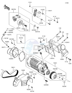 JET SKI ULTRA 310R JT1500NEF EU drawing Super Charger