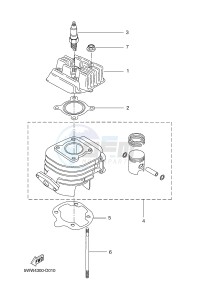 CW50LN BOOSTER (1WP3 1WP4) drawing CYLINDER