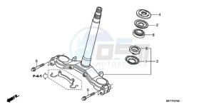 XL700VA9 Europe Direct - (ED / ABS SPC) drawing STEERING STEM