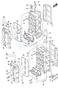 DF 250 drawing Cylinder Head DF 250S