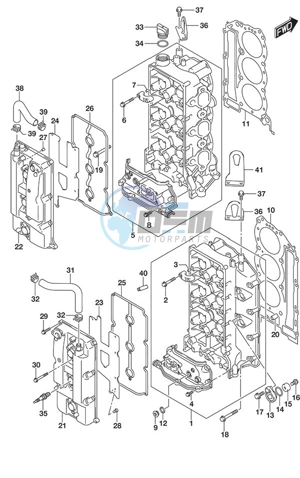 Cylinder Head DF 250S