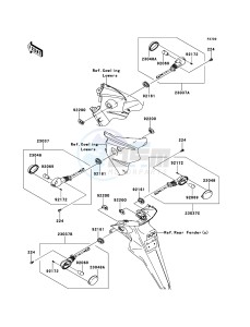 NINJA 250R EX250KBF GB XX (EU ME A(FRICA) drawing Turn Signals