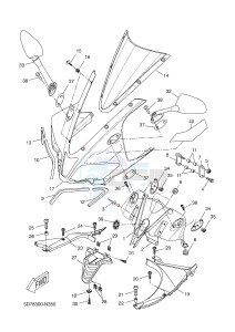 YZF-R125 R125 (5D78 5D78 5D78 5D78) drawing COWLING 2