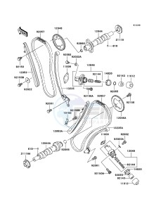 VN1600 CLASSIC TOURER VN1600-D1H GB XX (EU ME A(FRICA) drawing Camshaft(s)/Tensioner