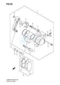 LS650 (E3-E28) SAVAGE drawing FRONT CALIPER