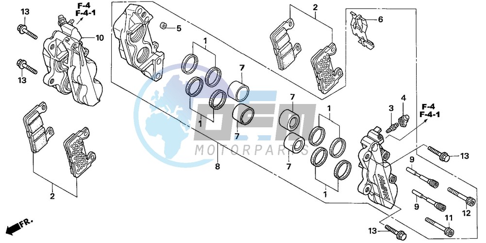 FRONT BRAKE CALIPER