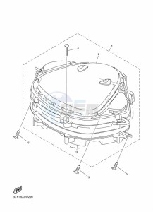 LTS125-C D'ELIGHT (B3Y1) drawing CRANKCASE COVER 1