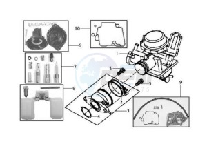 HD 125 EVO drawing CARBURATOR