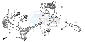 XL650V TRANSALP drawing WINKER