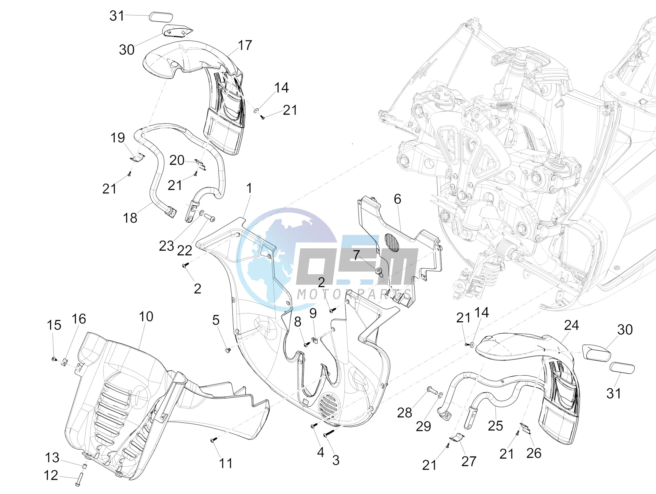 Wheel housing - Mudguard