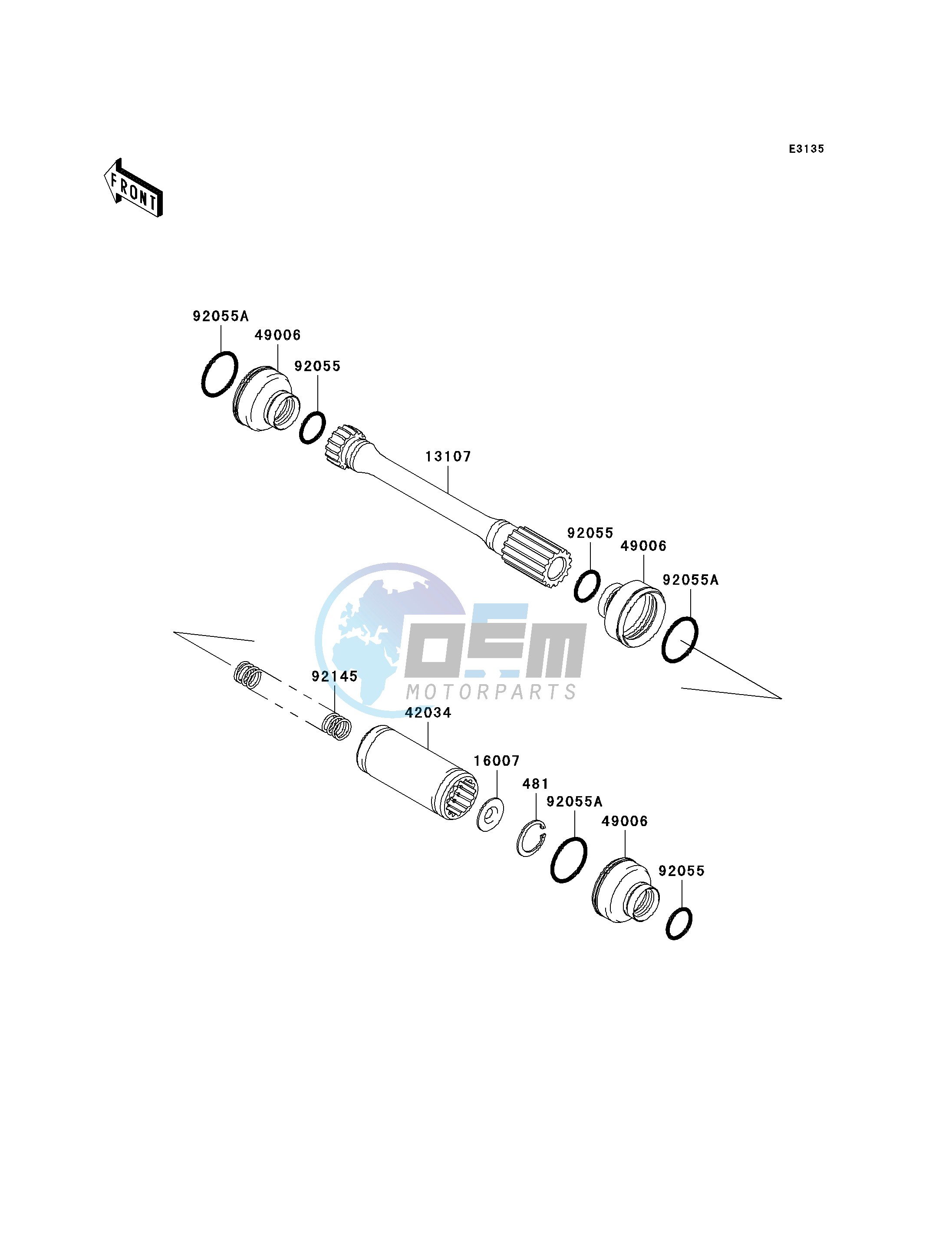 DRIVE SHAFT-PROPELLER