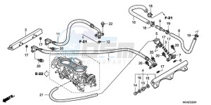 GL1800A Australia - (U) drawing THROTTLE BODY (TUBING)