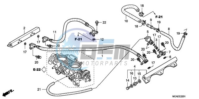 THROTTLE BODY (TUBING)