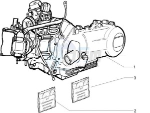 X9 125 Evolution potenziato (UK) drawing Engine assembly