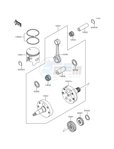 KX 250 L [KX250] (L1) [KX250] drawing CRANKSHAFT_PISTON-- S- -