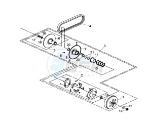 QUAD LANDER 300S drawing CLUTCH