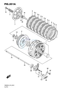 SV650S EU drawing CLUTCH