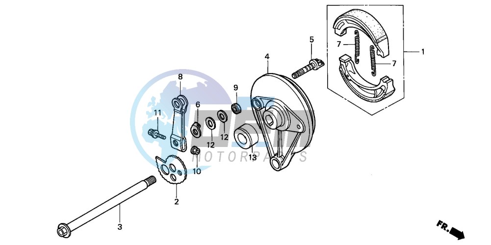 REAR BRAKE PANEL