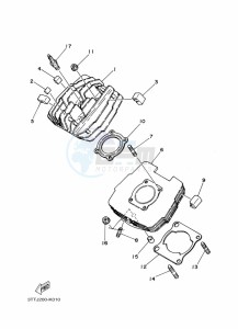 DT125 (3TTV) drawing CYLINDER