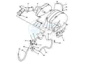 YP MAJESTY DX 250 drawing INTAKE