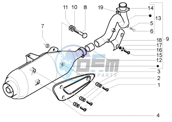 Catalytic silencer