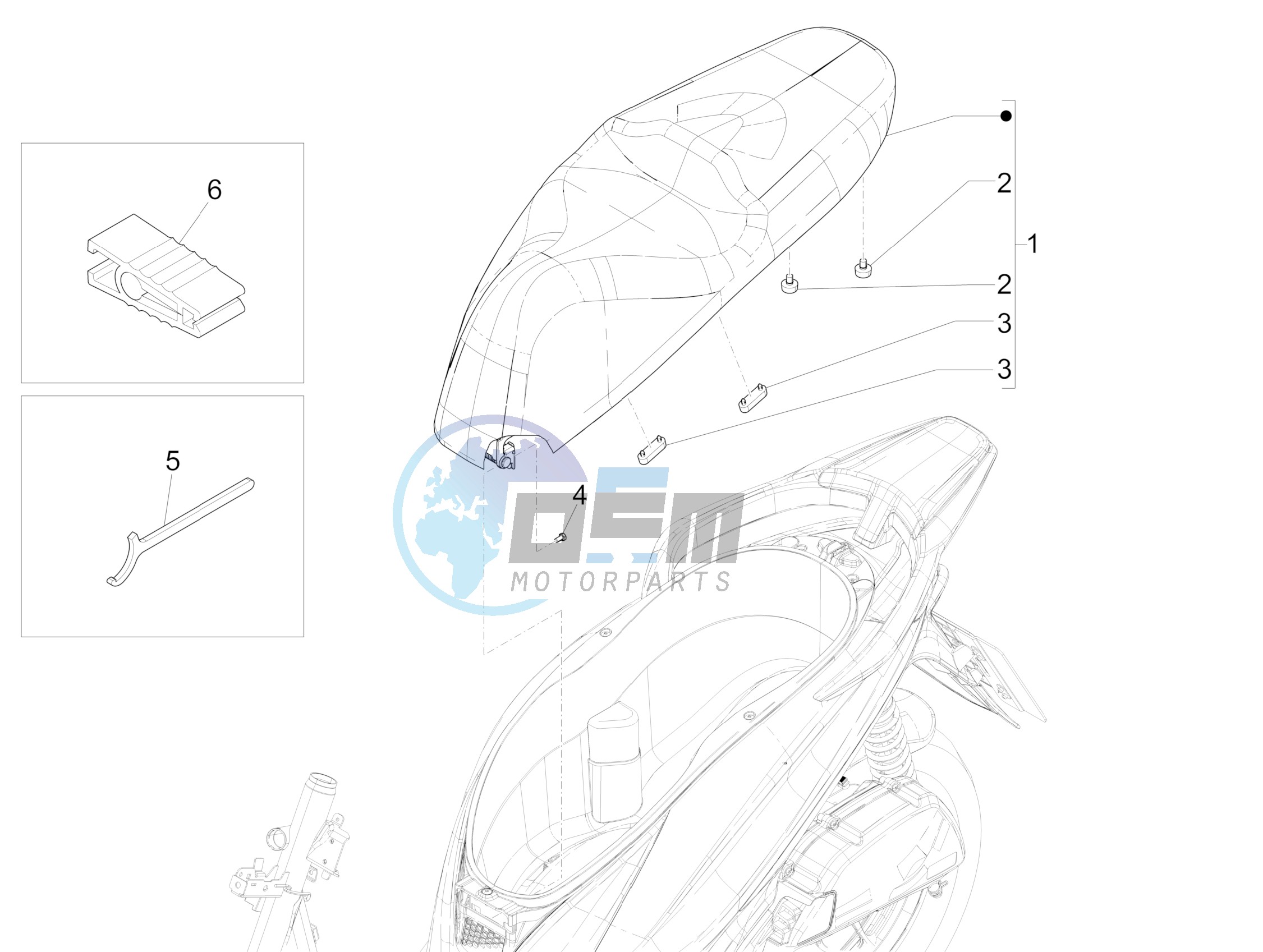 Saddle/seats