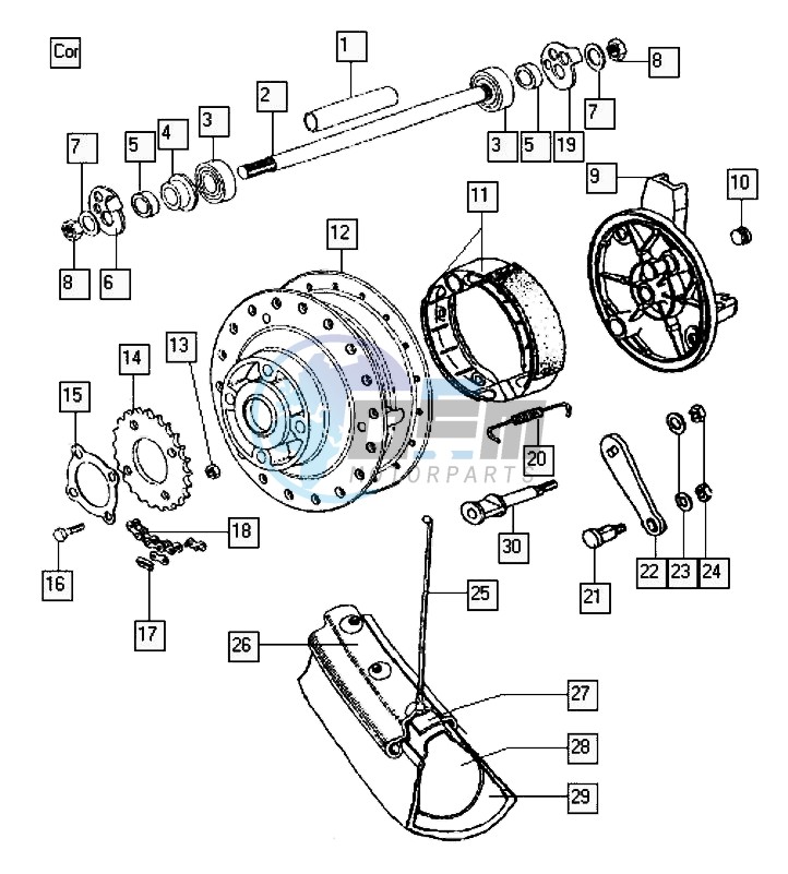 Rear wheel