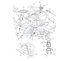 FZ1 1000 drawing FUEL TANK