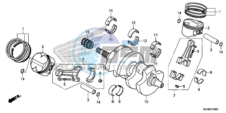 CRANKSHAFT/PISTON