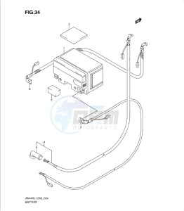 AN400Z drawing BATTERY (AN400ZAL1 E19)