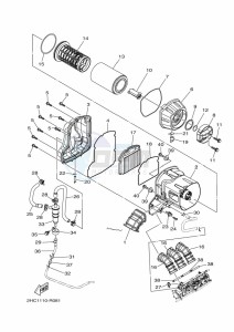 YXZ1000ET YXZ1000R SS (BASF) drawing INTAKE