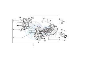 Runner PUREJET 50 drawing Crankcase