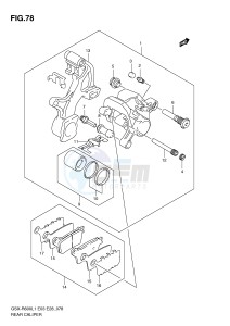 GSX-R600 (E3) drawing REAR CALIPER