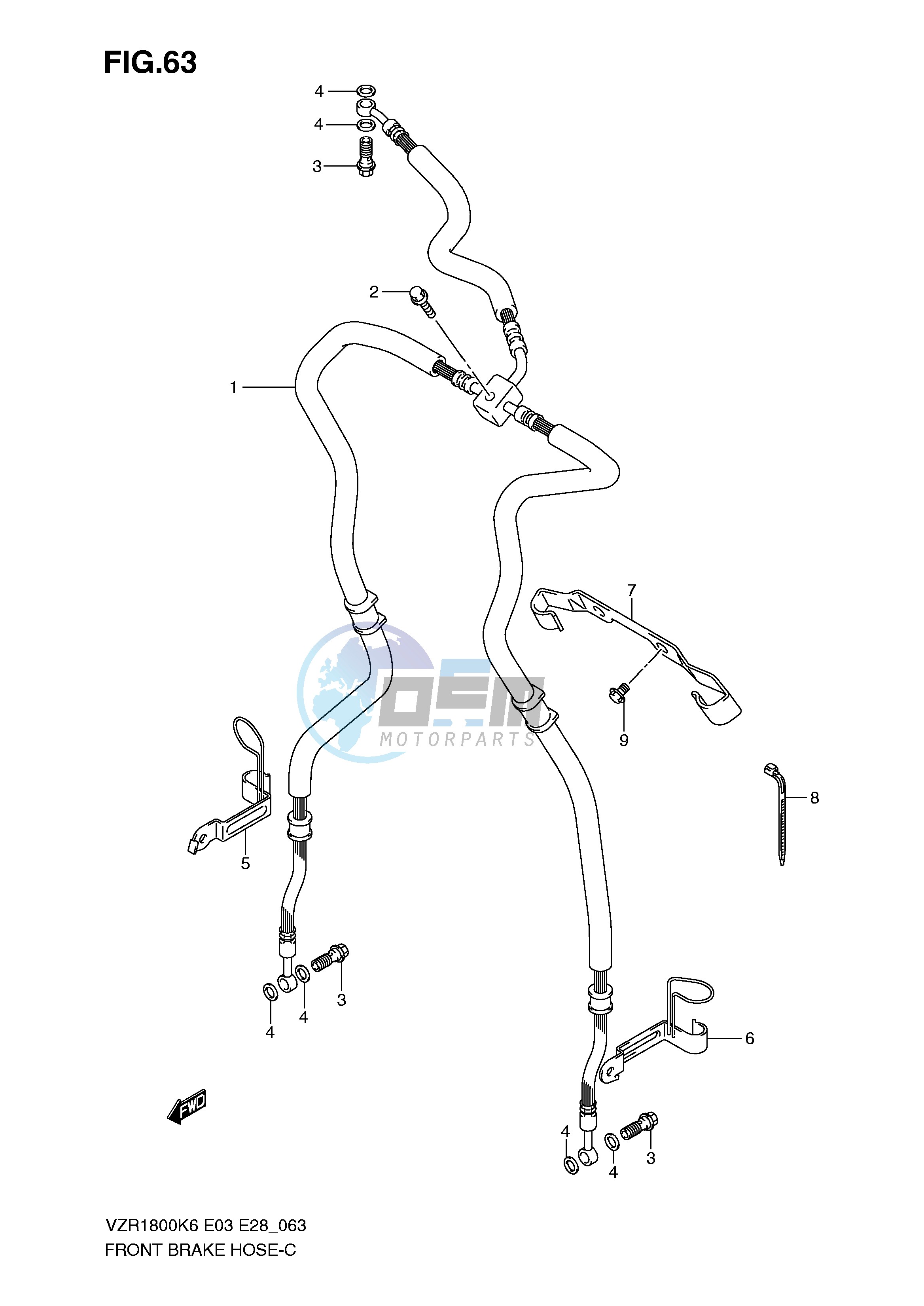 FRONT BRAKE HOSE