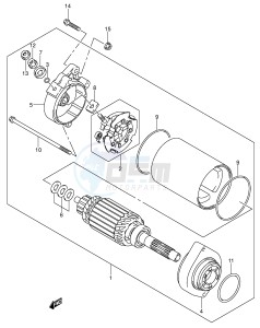 DL1000 (E2) V-Strom drawing STARTING MOTOR