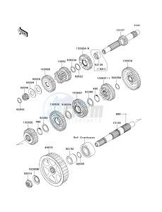 VN 900 B [VULCAN 900 CLASSIC] (6F-9F) B8F drawing TRANSMISSION