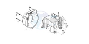 SGX50 drawing FAN COVER/SHROUD