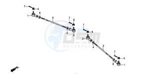 TRX90 FOURTRAX 90 drawing TIE ROD