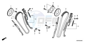 NT700VAB drawing CAM CHAIN/ TENSIONER