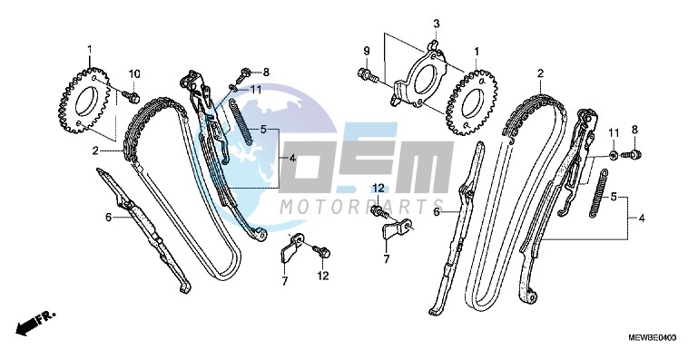 CAM CHAIN/ TENSIONER